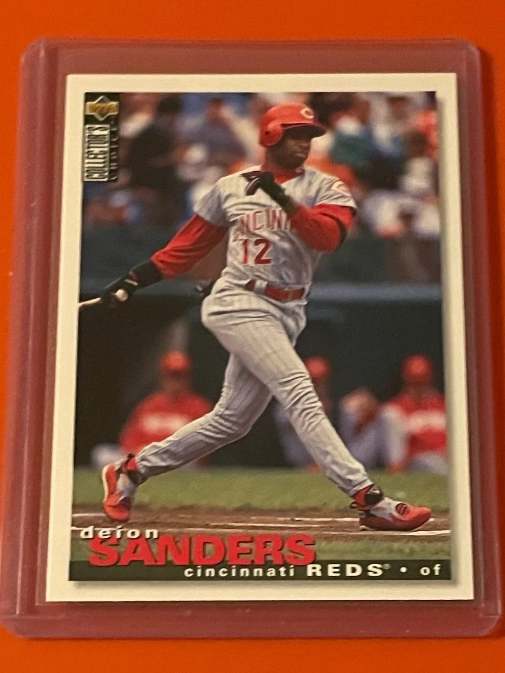Deion Sanders #425 1995 Upper Deck Collector's Choice Baseball Trading Card